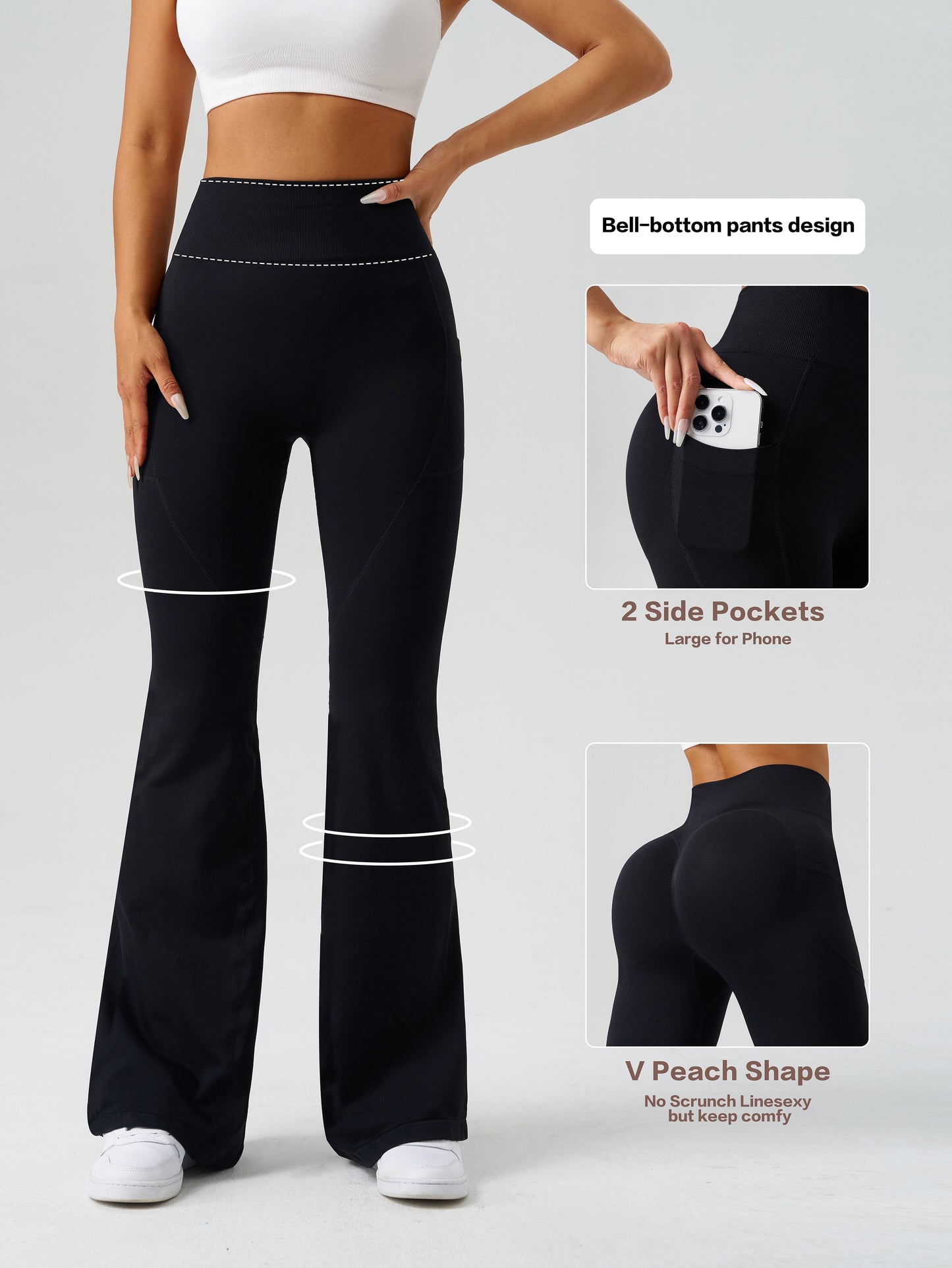 High Waist Yoga Pants with Pockets