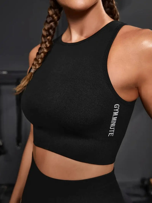 Stylish Seamless Yoga Tank Top